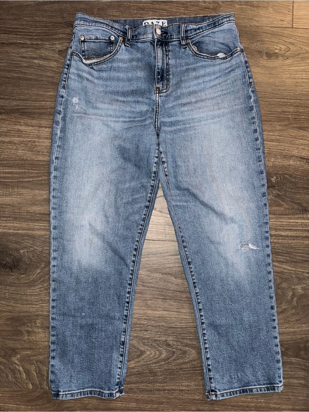 High-Rise Light Blue Women’s Jeans - DAZE